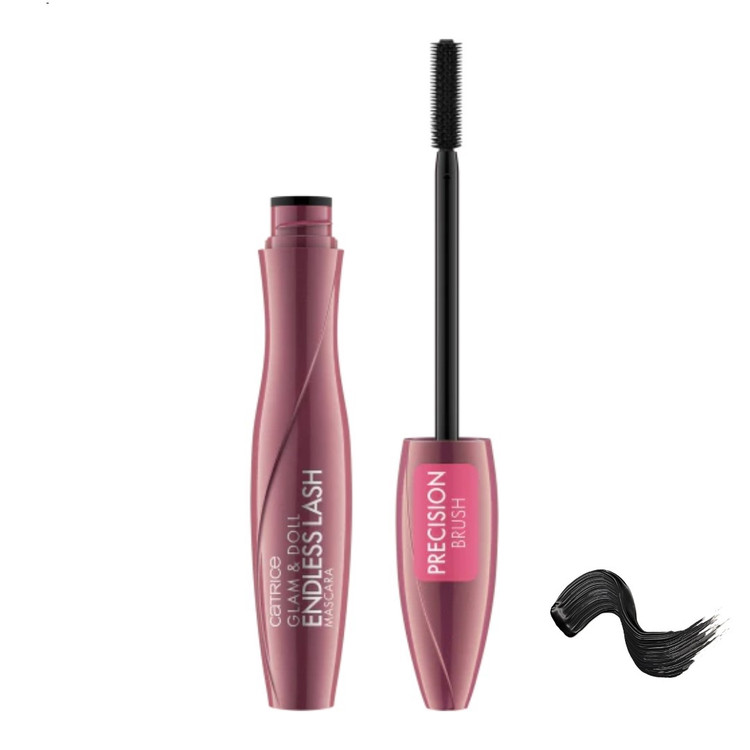 ریمل حجم دهنده و بلند کننده کاتریس مدل GLAM&DOLL رنگ مشکی