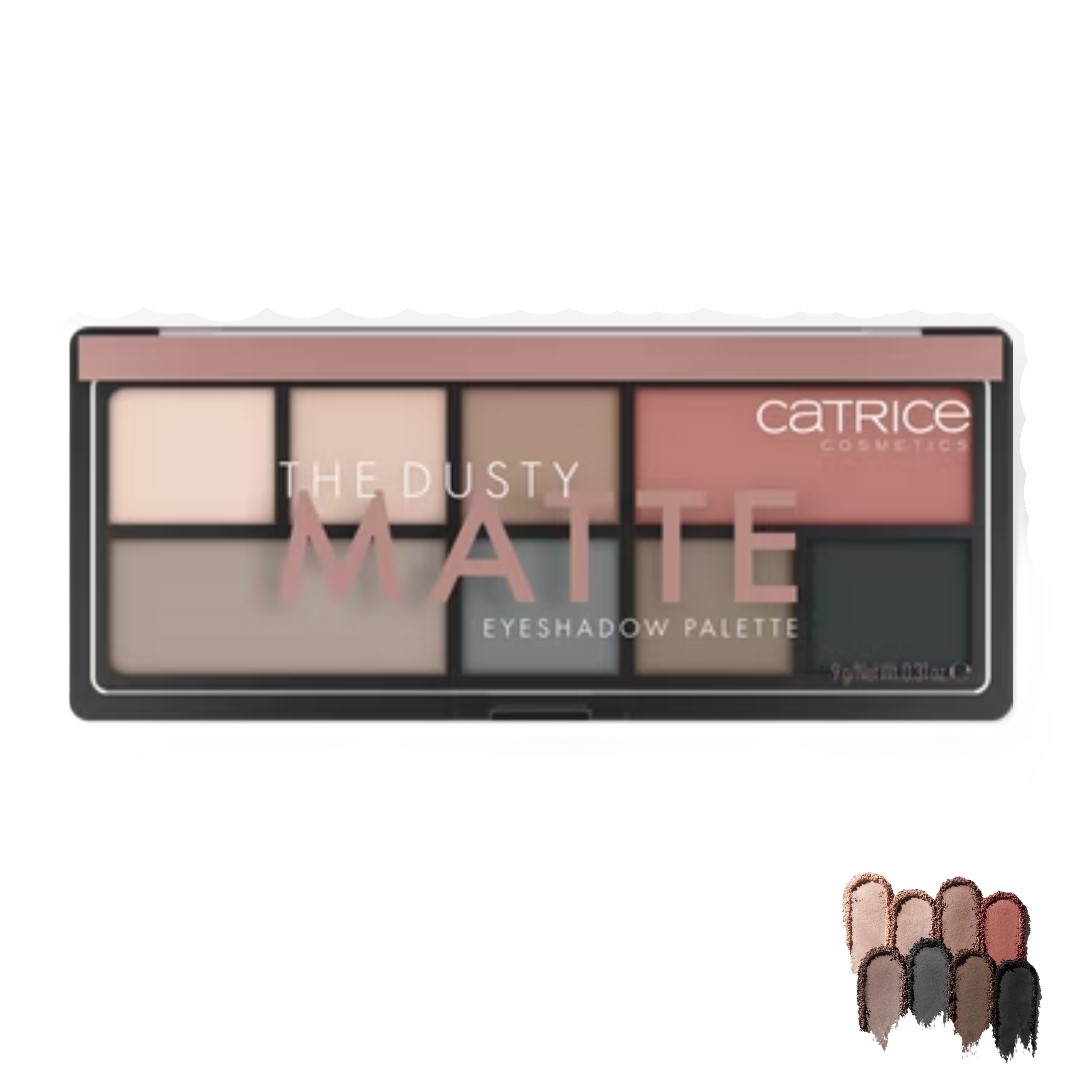 پالت سایه 8 رنگ کاتریس مدل DUSTY MATTE